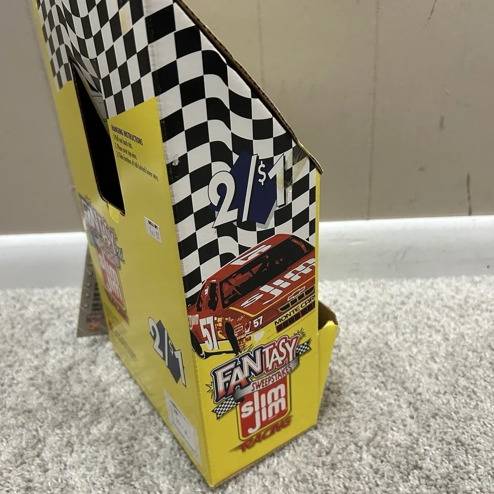 Vintage Slim Jim Racing Store Box‎ Mike Cope Jason Keller Autograph Signed Auto